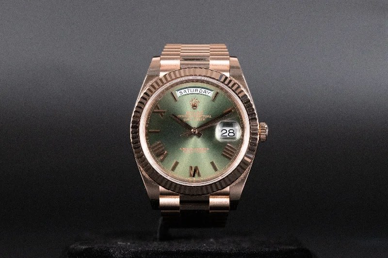 Rolex<br>228235 DayDate 40 Olive Green Dial