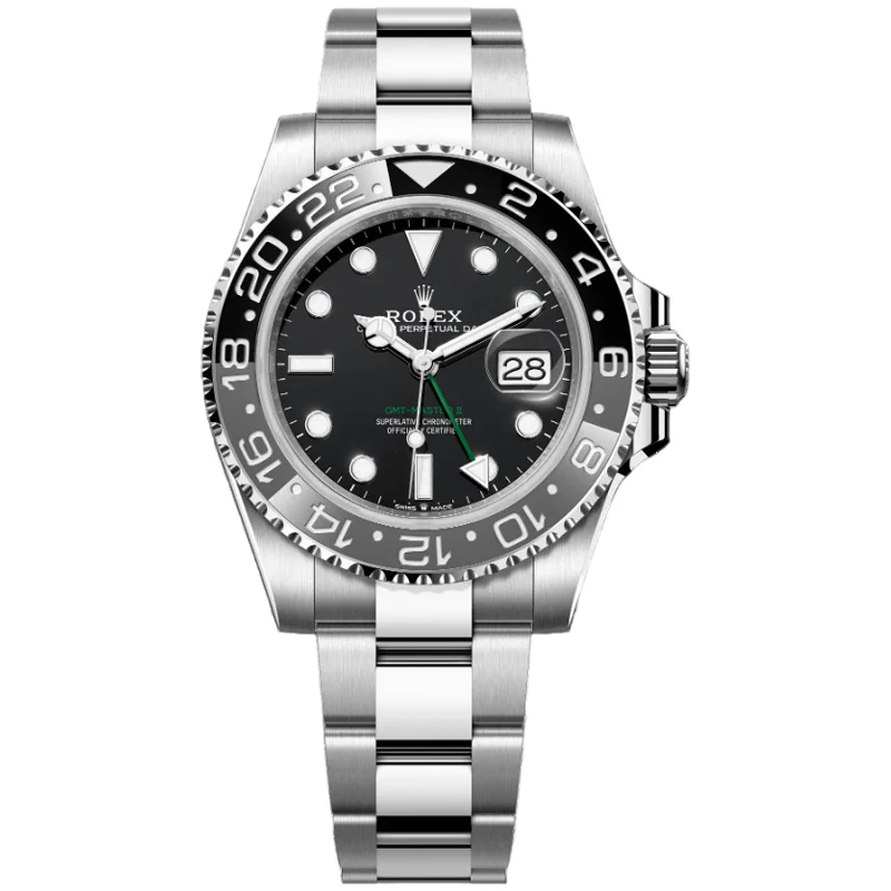 Rolex GMT Master II Bruce Wayne 40mm 126710GRNR-0004 Black Dial, Oyster Bracelet, Unworn 2024