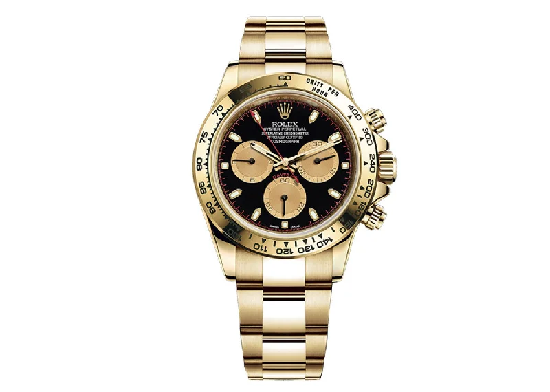 Rolex Cosmograph Daytona 40mm 116508 Yellow Gold Oyster Black Dial