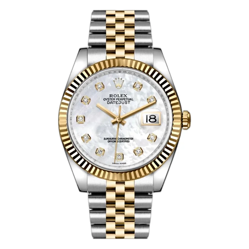 Rolex Datejust 36mm 116233 Mother of Pearl MOP Diamond Dial, Worn 2018