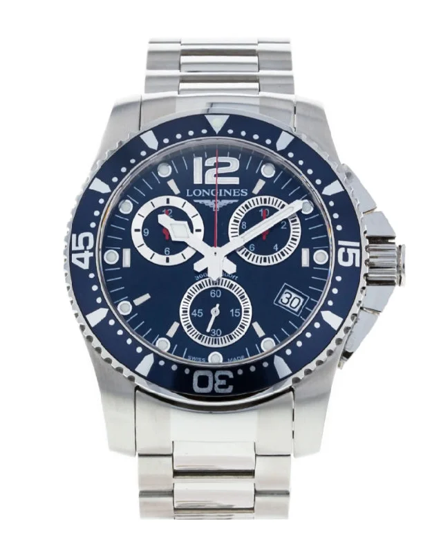 Longines HydroConquest Quartz Chrono 41mm Mens Watch