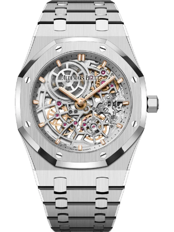 Audemars Piguet Royal Oak Jumbo "Jumbo" Extra-Thin Squelette "50TH ANNIVERSARY" Ref. 16204ST.OO.1240ST.01