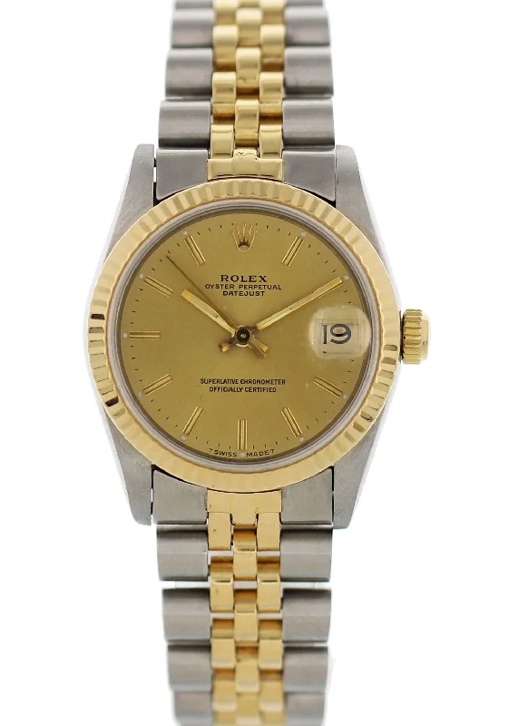 Rolex Oyster Perpetual Midsize Datejust 68273 Ladies Watch