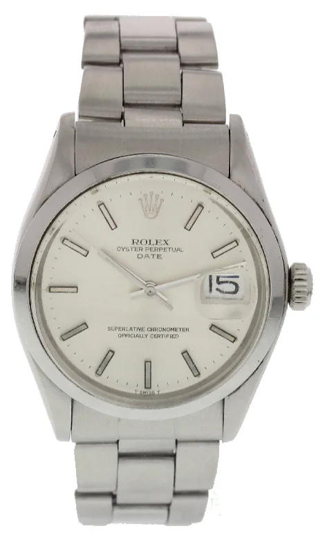 Rolex Oyster Perpetual Date 1500 Stainless Steel Watch