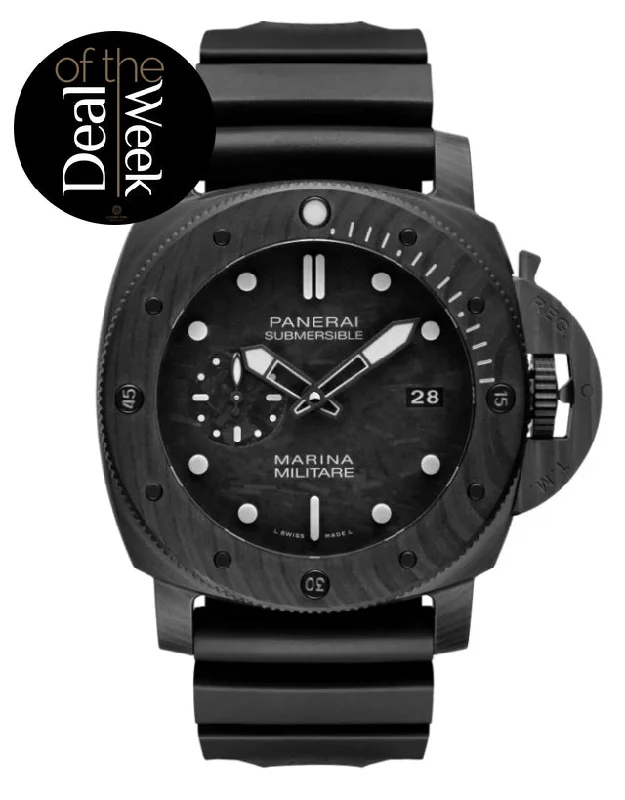 Panerai Submersible Marina Militare Carbotech Automatic Men's Watch