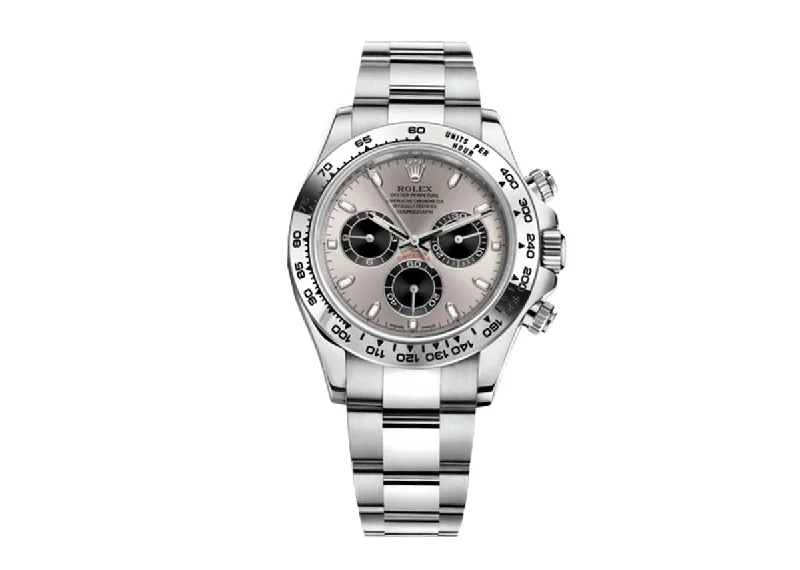 Rolex Cosmograph Daytona 40mm 116509 White Gold Oyster Steel/Black Dial