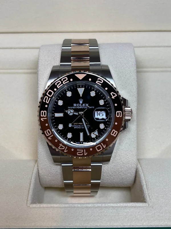 Rolex GMT-MasterII 40mm126711CHNR Two-Tone Oyster Black Dial