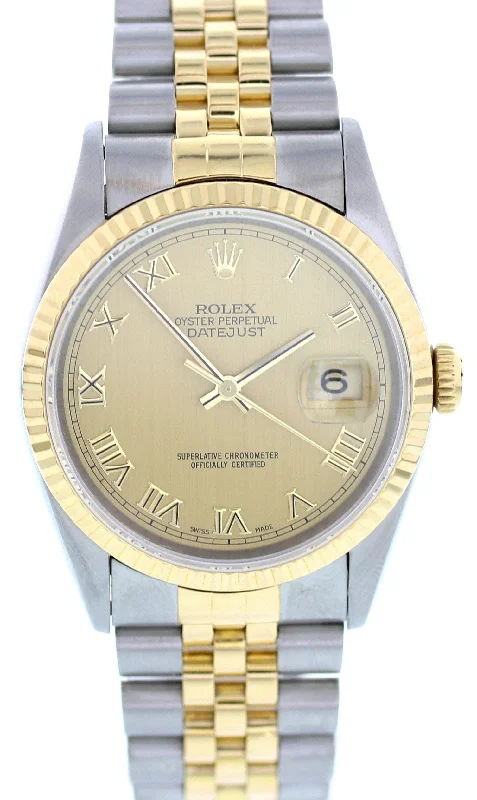 Rolex Oyster Perpetual Datejust 16233 18K YG/SS