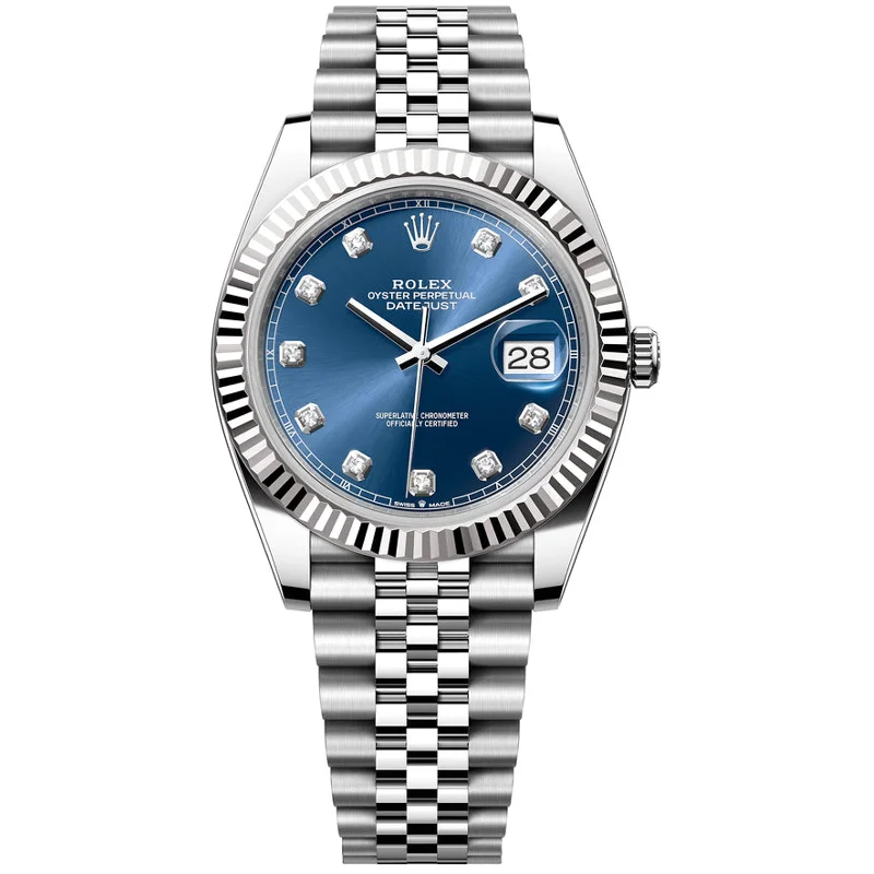 Rolex Datejust 41mm 126334-0016 Blue Diamond Dial, Unworn 2024