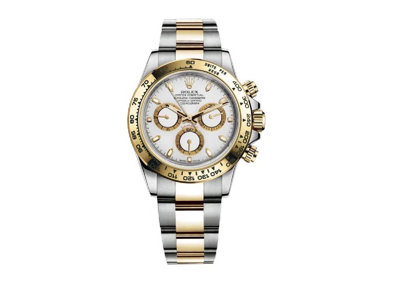 Rolex Cosmograph Daytona 40mm 116503 Two-Tone Oyster White Dial