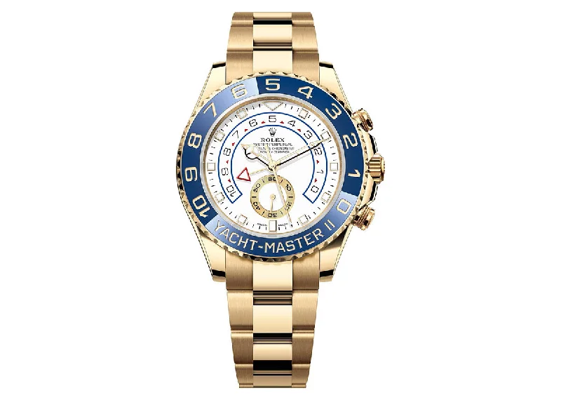 Rolex Yacht-Master II 44mm 116688 Yellow Gold Oyster White Dial