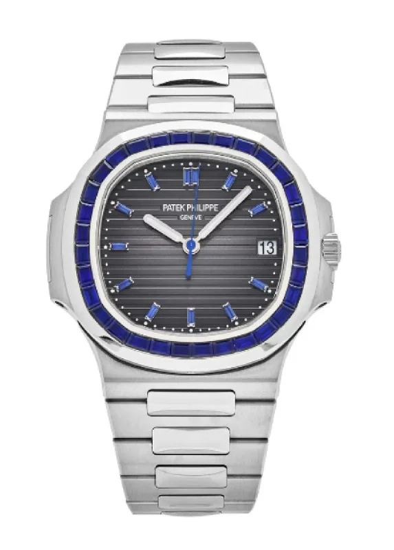 Patek Philippe Nautilus Platinum Blue Sapphire 5711/111P-001