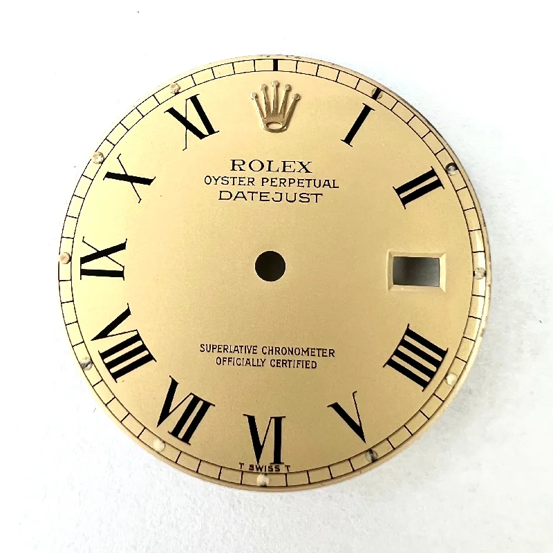 ROLEX 27.7mm Gold Color Roman Numerals DIAL for 36mm ROLEX DATEJUST