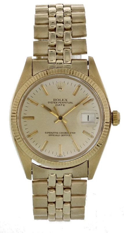 Rolex Oyster Perpetual Date 1500 14K Yellow gold