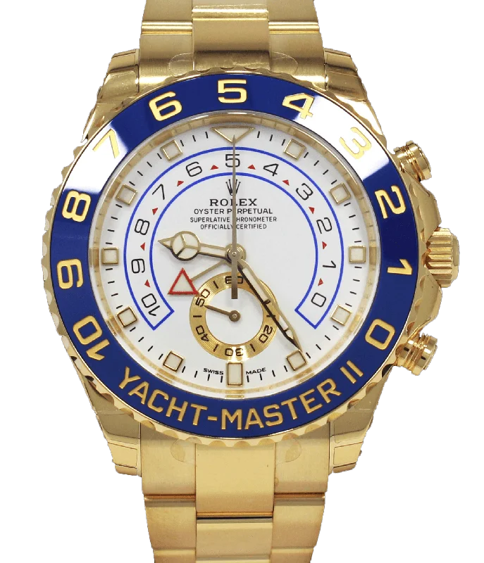 Rolex Yacht-Master II 116688 Mercedes Hands 18K Yellow Gold UNWORN