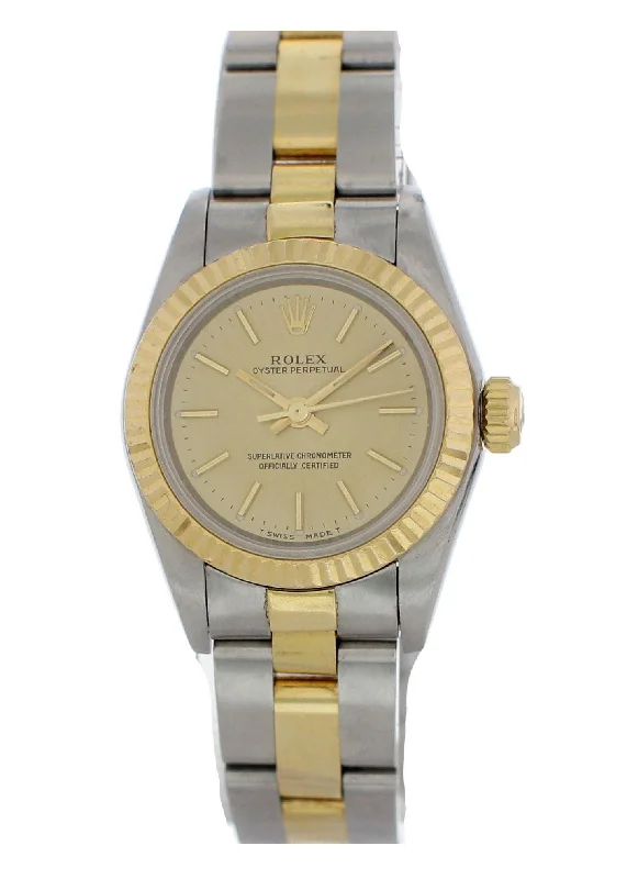 Rolex Oyster Perpetual 67193 Ladies Watch Box Papers