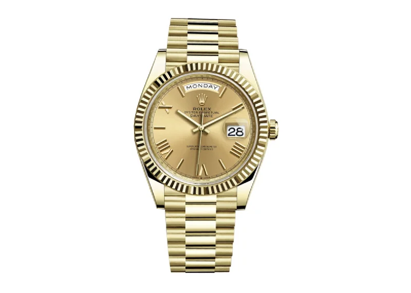 Rolex Day-Date 40mm 228238 Yellow Gold President Champagn Dial