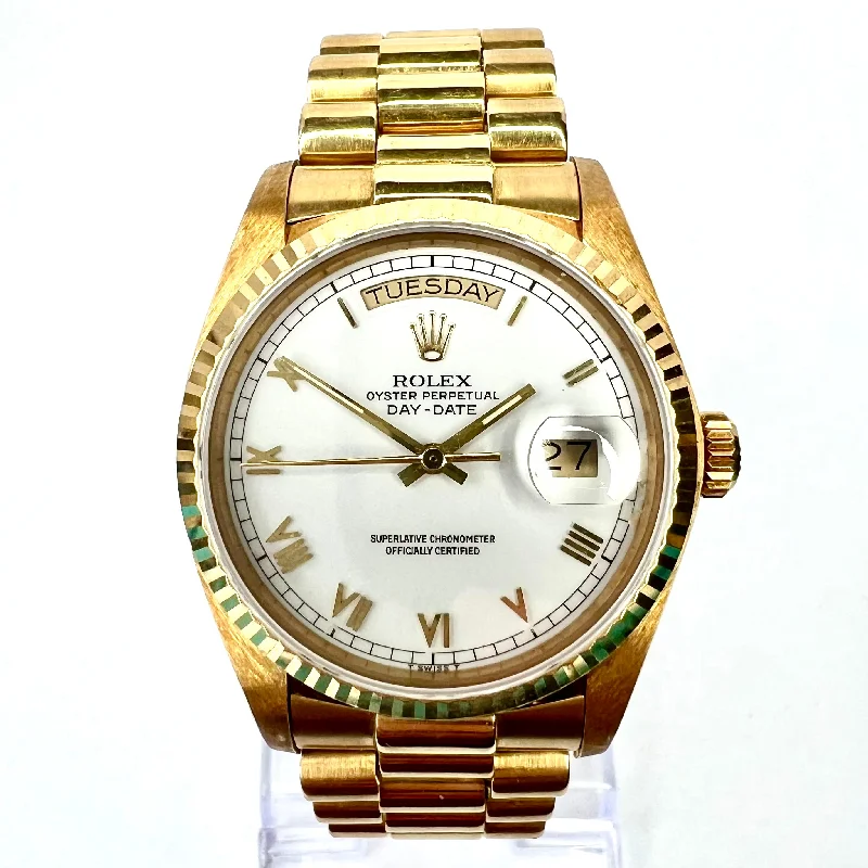 ROLEX OYSTER PERPETUAL DAY-DATE Automatic 36mm 18K Yellow Gold Watch